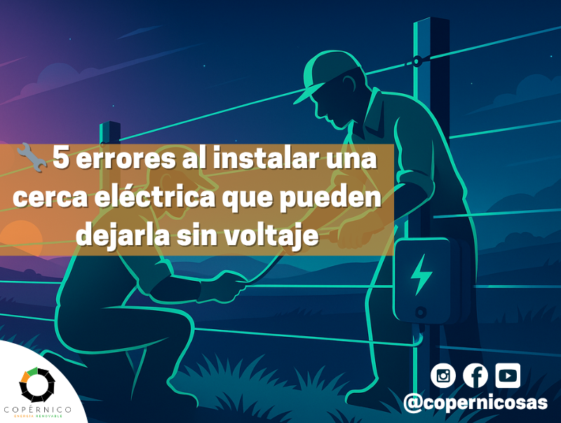 🔧 5 errores al instalar una cerca eléctrica que pueden dejarla sin voltaje