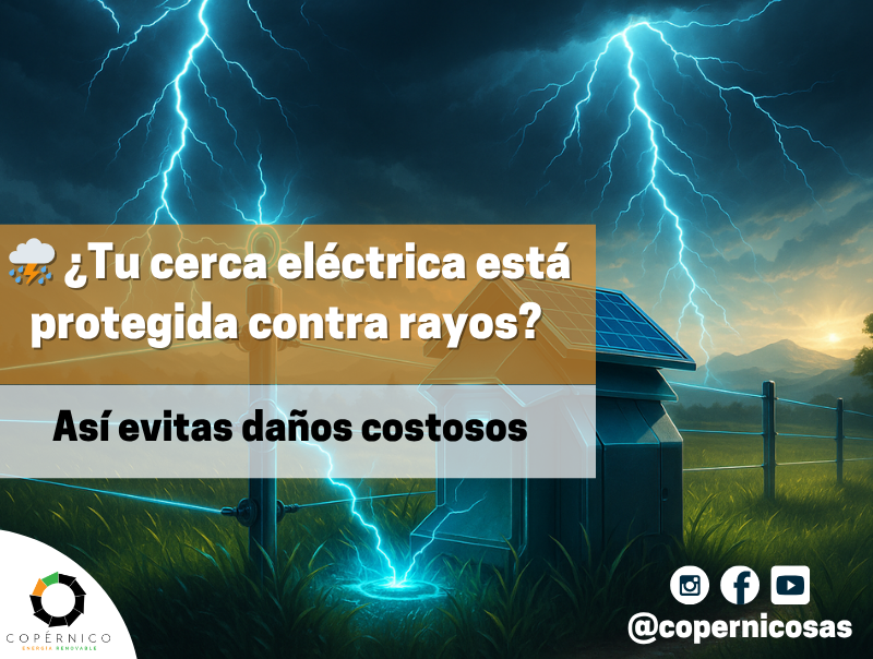 ⛈️ ¿Tu cerca eléctrica está protegida contra rayos? Así evitas daños costosos