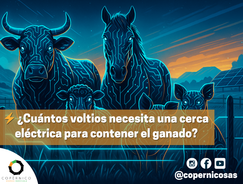 ⚡ ¿Cuántos voltios necesita una cerca eléctrica para contener el ganado?