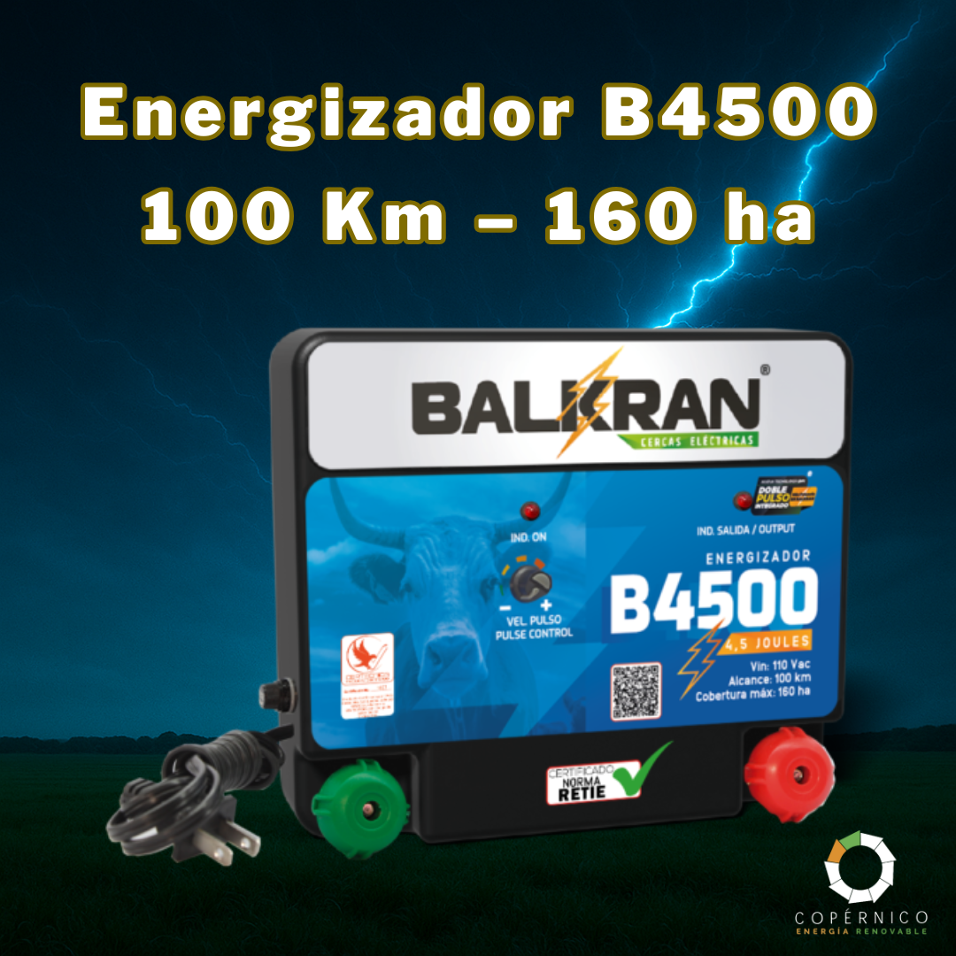 Energizador B4500 – 100 Km – 160 ha