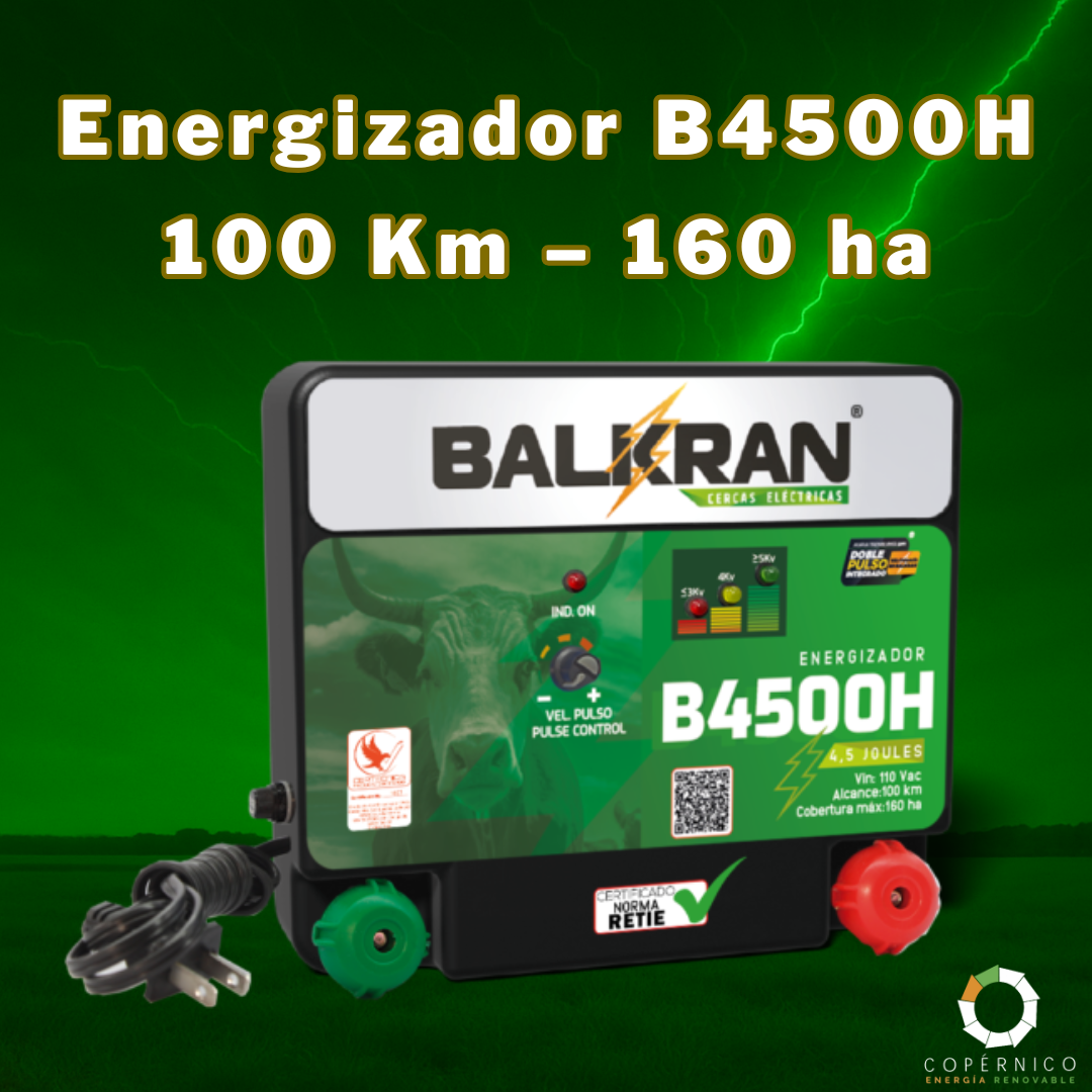 Energizador B4500H – 100 Km – 160 ha