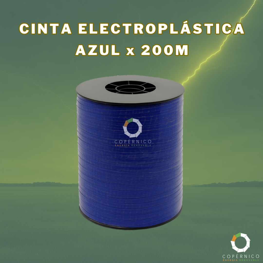 Cinta Electroplástica Azul X 200M