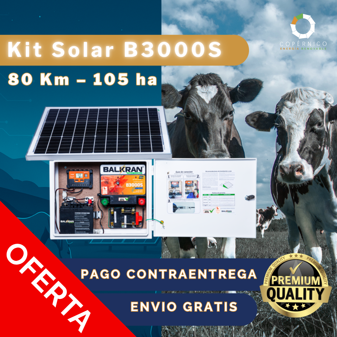 Kit Solar B3000S – 80 Km – 105 Ha