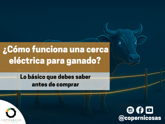 🔌 ¿Cómo funciona una cerca eléctrica para ganado? Lo básico que debes saber antes de comprar