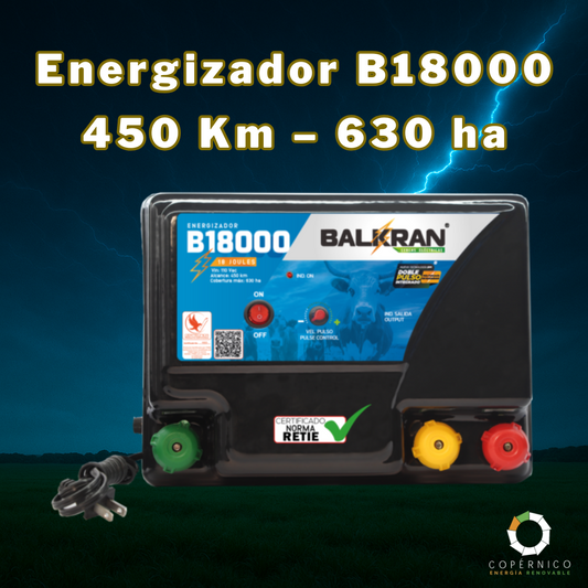 Energizador B18000 – 450 Km – 630 ha