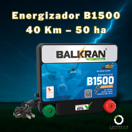 Energizador B1500 – 40 Km – 50 ha