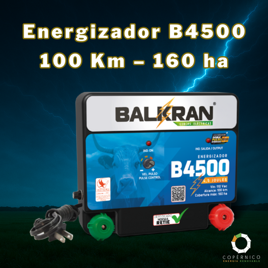 Energizador B4500 – 100 Km – 160 ha