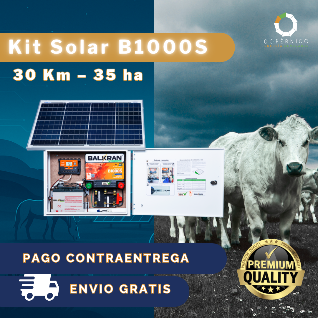 Kit Solar B1000S – 30 Km - 35 Ha