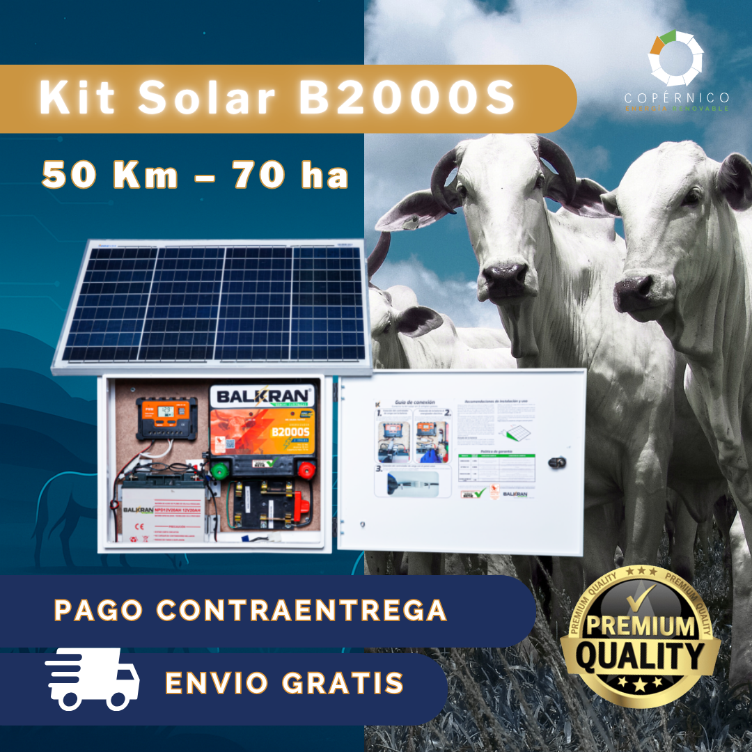 Kit Solar B2000S – 50 Km – 70 ha